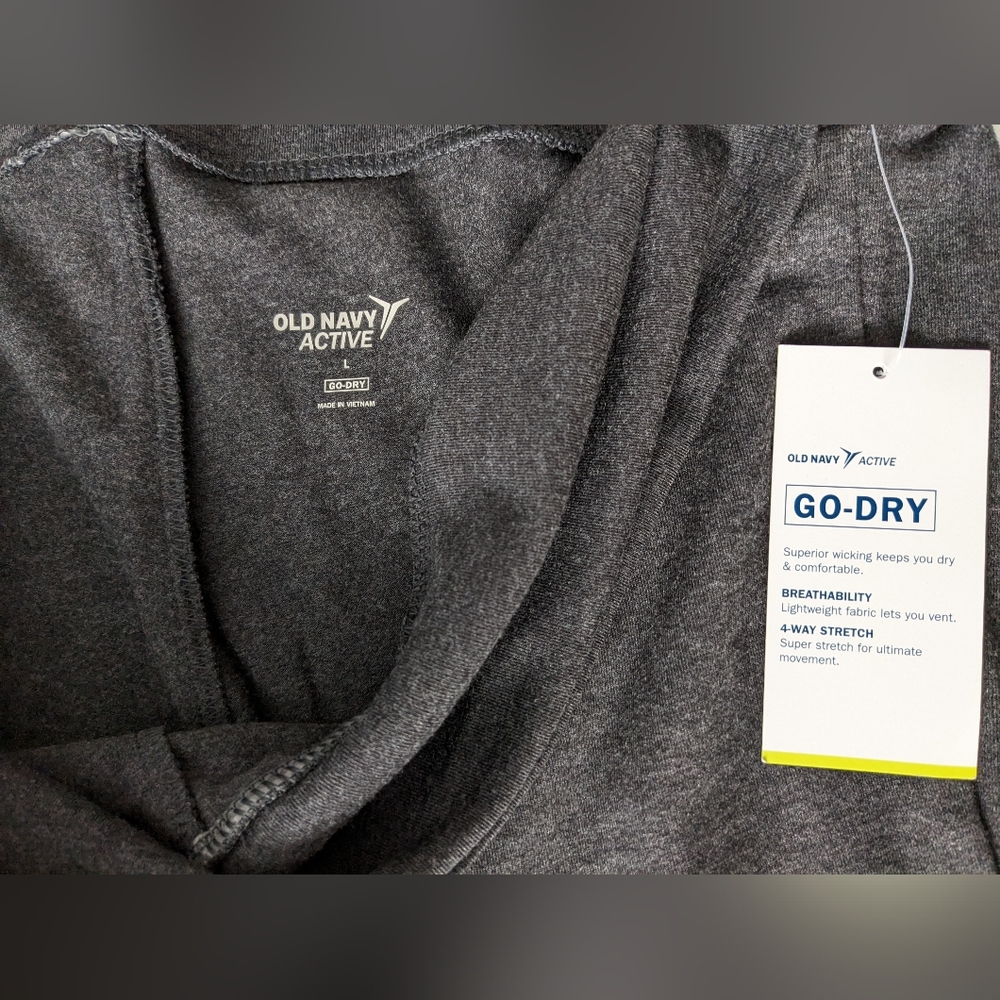 Old Navy Maternity rollover wide leg yoga Capri pants - gray - Lg